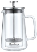 ZAPARZACZ DO KAWY/HERBATY 0,35L FRENCH PRESS KLAUSBERG KB-7684