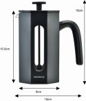 ZAPARZACZ DO KAWY/HERBATY 0,60L FRENCH PRESS KLAUSBERG KB-7677