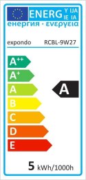 Żarówka LED RGB zmieniająca kolory 16 kolorów 5 trybów 5W + pilot