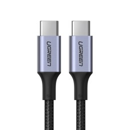 Kabel przewód USB-C - USB-C Power Delivery Quick Charge 1m - szary