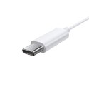 Douszne słuchawki na kablu z mikrofonem USB-C Encok C17 białe