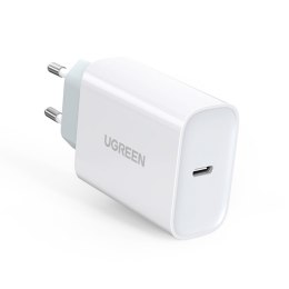 Szybka ładowarka sieciowa USB-C Power Delivery 30 W Quick Charge 4.0 biały