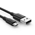 Kabel przewód USB - micro USB 2.4A 480Mbps 1.5m czarny