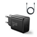 Ładowarka sieciowa USB-C 20W PD czarna