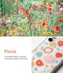Pancerne etui pokrowiec z żelową ramką Galaxy S22+ Fusion Design Floral przezroczysty