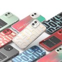 Pancerne etui pokrowiec z żelową ramką iPhone 12 mini Fusion Design różowo-zielony