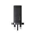 Ładowarka sieciowa GaN 140W wtyczka angielska UK 3x USB-C USB-A + kabel USB-C 1.2m