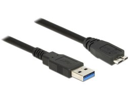 Kabel USB 3.0 0.5m micro AM-BM czarny