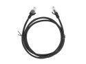 PATCHCORD KAT.6 1.5M CZARNY FLUKE PASSED LANBERG