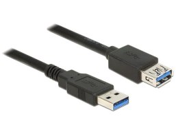 Przedłużacz USB 3.0 2m AM-AF czarny