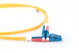 Patchcord FO Singlemode 09/125 OS2 LC-LC duplex 2m Żółty