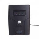 Zasilacz awaryjny UPS Line-Ineractive LED, 600VA/360W, 1x12V/7Ah, AVR, 2xSCHUKO, USB, RJ11