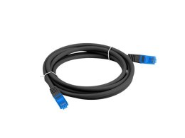 Patchcord kat.6a S/FTP CCA 1.5m Czarny