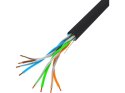 Kabel UTP Kat.5e drut LCU5-12CU-0305-BK czarny