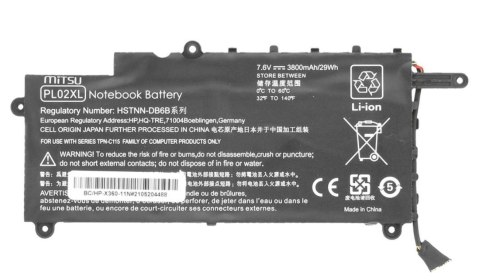 Bateria do HP Pavilion X360 11-N 3800 mAh (29 Wh) 7.4 - 7.6 Volt