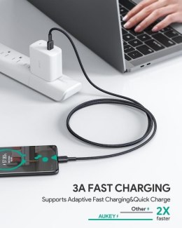 CB-CC2 OEM nylonowy kabel Quick Charge USB C - USB C | 2m | 5Gbps | 60W PD | 20V