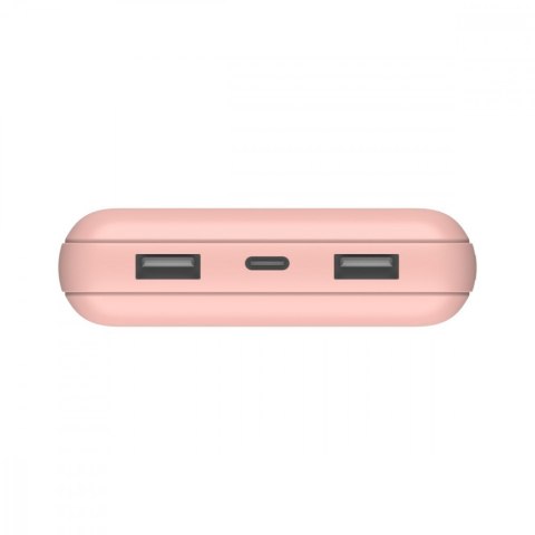 PowerBank 20 000mAh 15W USB-A/USB-C różowe złoto
