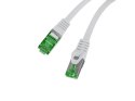 Patchcord cat.7 S/FTP LSZH CU 0.25m fluke passed szary