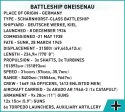 Klocki Historical Collection Battleship Gneisenau