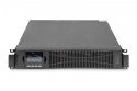 Zasilacz awaryjny UPS Online Rack 19" LCD, 1500VA/1500W, 3x12V/9Ah, 8xC13, USB, RS232, RJ45