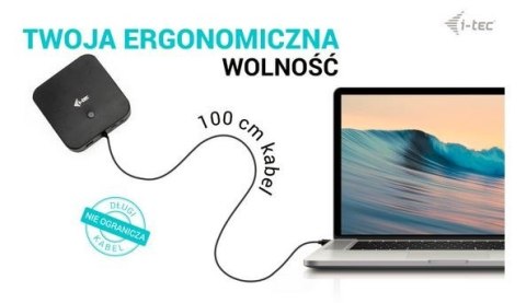 Stacja dokująca USB-C HDMI Dual DP Docking Station Power Delivery 100 W + i-tec Universal Charger 100 W