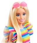 Lalka Barbie Fashionistas blond z aparatem na zęby