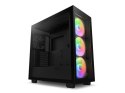 Obudowa H7 Elite RGB z oknem Czarna