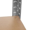 Regał magazynowy metalowy szafka 175 kg x5 ocynk rozkładany MDF GB378