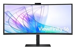 Monitor 34 cale ViewFinity S65VC VA 3440x1440 UWQHD 21:9 1xHDMI 1xDP 1xUSB-C (90W) 2xUSB 3.0 LAN (RJ45) 5ms HAS Webcam głośniki 