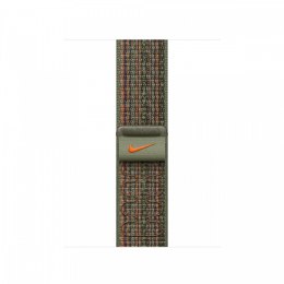 Opaska sportowa Nike w kolorze sekwoi/pomarańczowym do koperty 41 mm