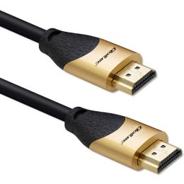 Kabel HDMI v2.1 Ultra High Speed 8K | 60Hz | 30AWG | 1m Złoty