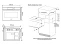 Kuchenka mikrofalowa do zabudowy NQ5B4513IBK