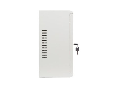 Szafa instalacyjna rack wisząca 19 cali 4u+3u 540x200 niskoprofilowa (złożona) szara