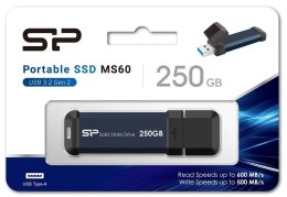 Dysk zewnętrzny SSD MS60 250GB USB 3.2 600/500MB/s