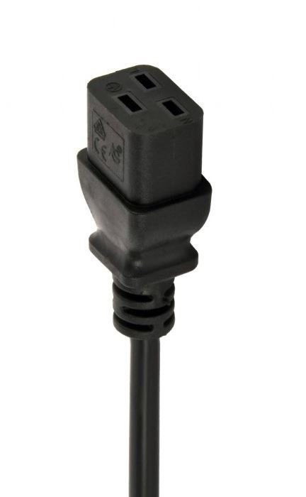 Listwa zasilająca rack PDU 10xC13 1U 16A C19 2m