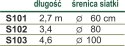 Podbierak KOI 270cm drewniany czarny