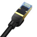 Kabel sieciowy w oplocie kat. 7 Baseus Ethernet RJ45, 10Gbps, 20m (czarny)