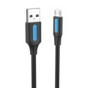 Kabel USB 2.0 A do Micro USB Vention COLBI 3A 3m czarny