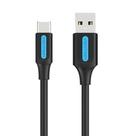 Kabel USB-A 2.0 do USB-C Vention COKBD 3A 0,5m (czarny)