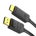 Kabel DisplayPort 1.2 do HDMI 1.4 Vention HAGBH 2m, 4K 30Hz (Czarny)