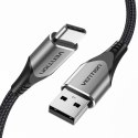 Kabel USB 2.0 A do USB-C Vention CODHG 3A 1,5m szary