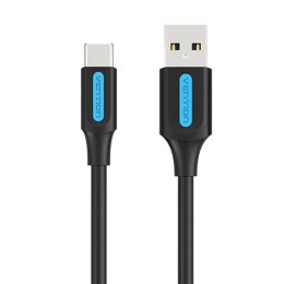 Kabel USB 2.0 A do USB-C Vention COKBH 3A 2m Czarny