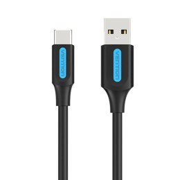Kabel USB 2.0 A do USB-C Vention COKBI 3A 3m Czarny