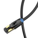 Kabel sieciowy CAT8 SFTP Vention IKABD RJ45 Ethernet 40Gbps 0,5m czarny