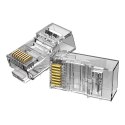 Wtyczka modułowa RJ45 kat.6 UTP Vention IDDR0-10 przezroczysta 10 szt.