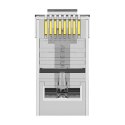 Wtyczka modułowa RJ45 kat.6 UTP Vention IDDR0-10 przezroczysta 10 szt.