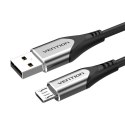 Kabel USB 2.0 A do Micro USB Vention COAHD 3A 0,5m szary