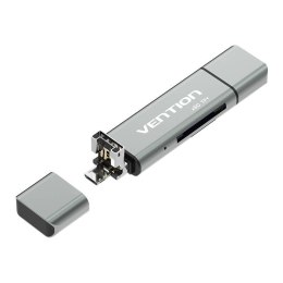 Wielofunkcyjny czytnik kart USB2.0 Vention CCJH0 szary