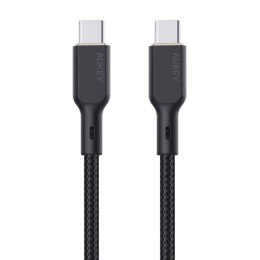 Kabel Aukey CB-KCC101 USB-C do USB-C 1m (czarny)