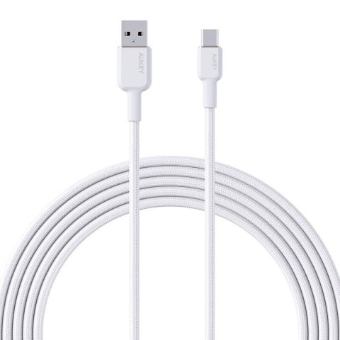 Kabel Aukey CB-NAC1 USB-A do USB-C 1m (biały)